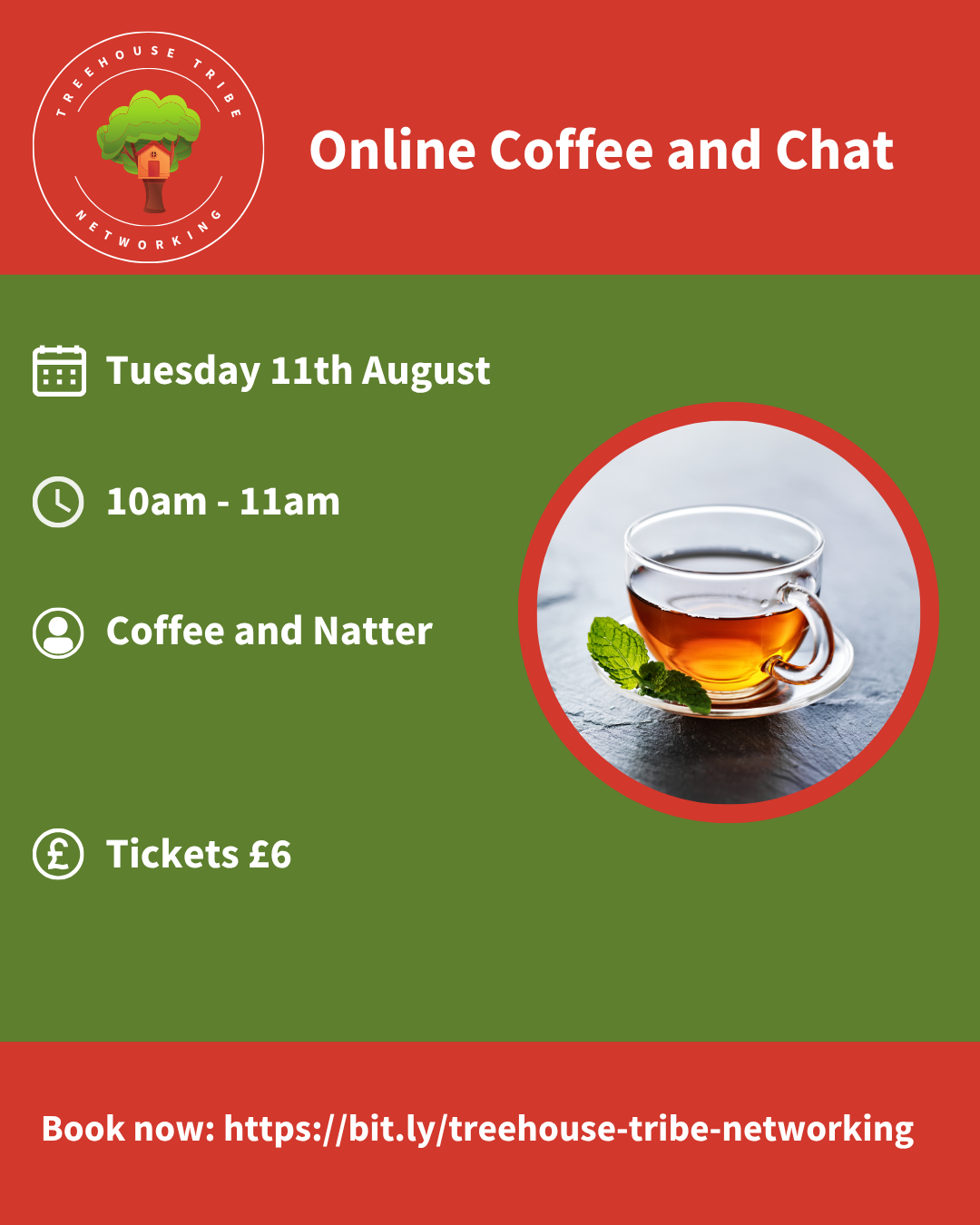 Treehouse Tribe Coffee and Chat August