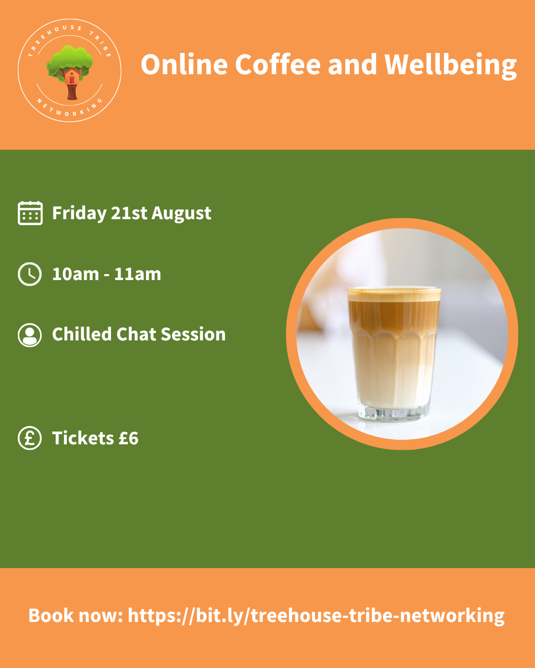 Treehouse Tribe Coffee and Wellbeing August